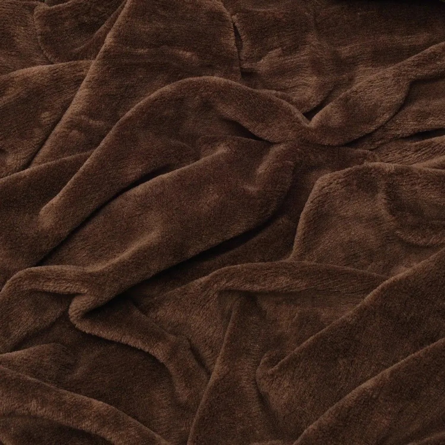 Beautissu Aurelia Decke 220x240cm Dunkelbraun kaufen bei OBI