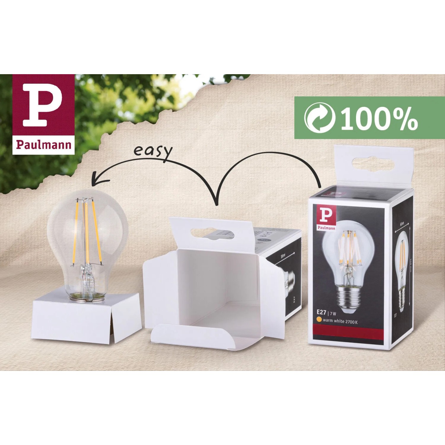 Paulmann GU10 LED Leuchtmittel, dimmbar, neutralweiß, mit Verpackung. Energiesparend und langlebig.