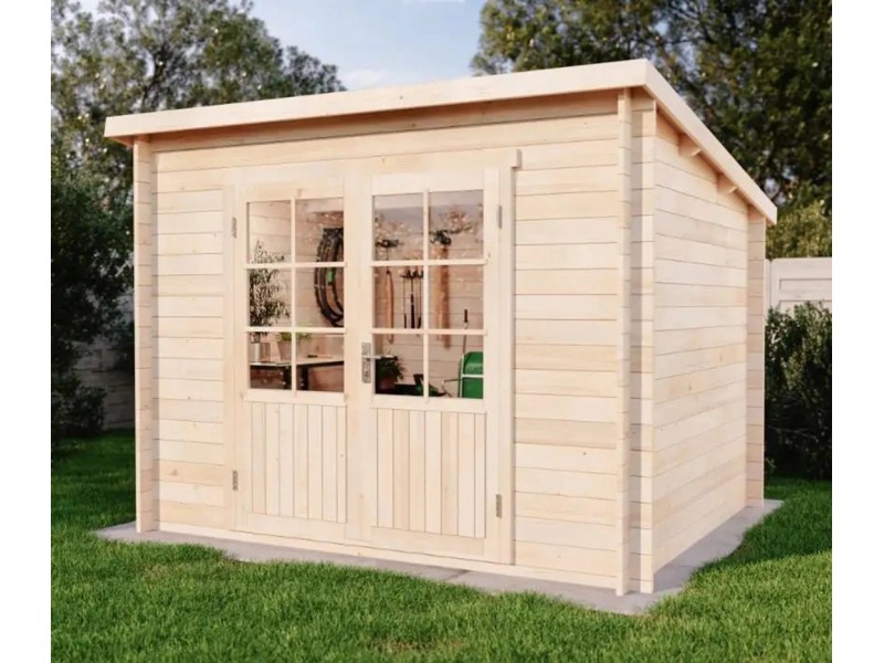 Alpholz Gartenhaus Maria40 Natur 300 cm x 250 cm kaufen bei OBI