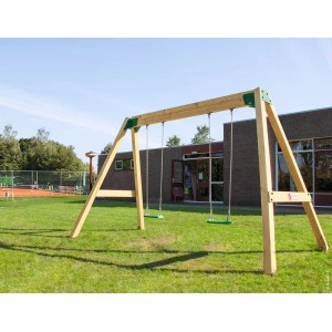 Hy-Land Freistehende Doppelschaukel Kiefer