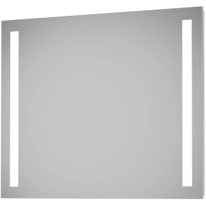 DSK Design LED-Lichtspiegel Silver Dream 80 cm x 60 cm