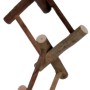 Trixie Hängeleiter Natural Living, 12 Sprossen, 58 cm, aus Naturholz für Vogelkäfige.