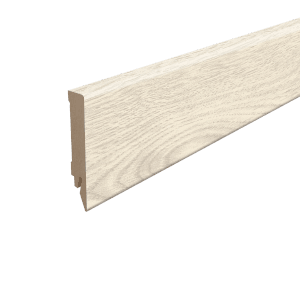 Egger Sockelleiste L626 Kubisch für Fußboden Berdal 8 cm Eiche Weiß