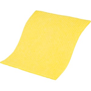 Gelbes Vileda Schwammtuch im 5er-Pack, saugstark und waschbar.