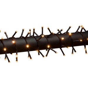 Konstsmide Micro LED Lichterkette mit 1000 bernsteinfarbenen Dioden für Innen- und Außen.