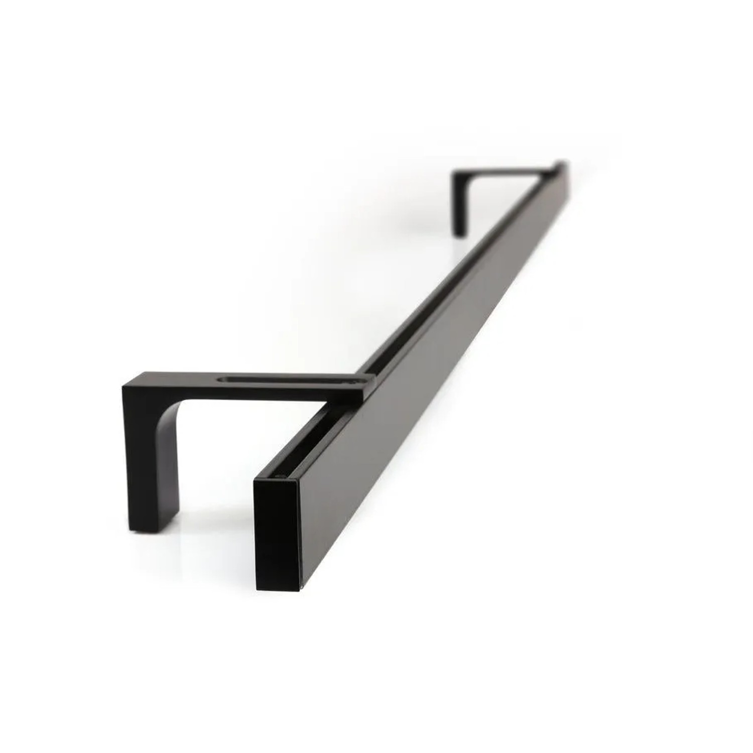 Deco-Raum Gardinenschiene nach Maß 1-lauf Loft Schwarz 410cm_5