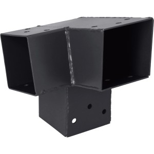 Steckverbinder 105°, 3 Enden, anthrazit, 71x71, Typ E, R.