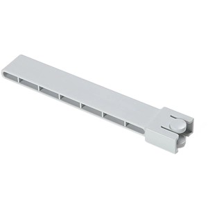 Graue Intex Höhenjustierung aus Kunststoff (20x3x3 cm) für Pool Skimmer.