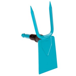 Gardena combisystem Gartenhacke, 7,5 cm breit, blau, für Gartenarbeit und Beetpflege.