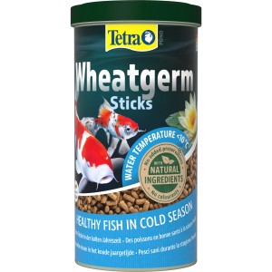 Tetra Pond Wheatgerm Sticks 1L: Teichfutter für gesunde Fische in der kalten Jahreszeit.