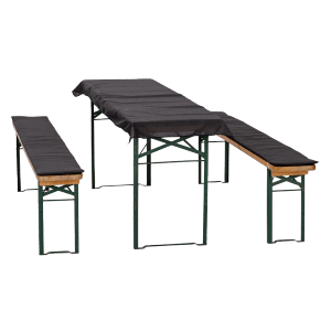 Beo Auflagen-Set für Festzeltgarnitur 3-teilig Anthrazit