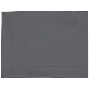 Anthrazitfarbener Wenko Frottier Duschvorleger Paradise, 50x70 cm, aus Baumwolle.
