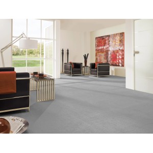 Andiamo Teppichboden Turin Schlamm, Shag, Meterware, Breite 500 cm im Wohnraum.