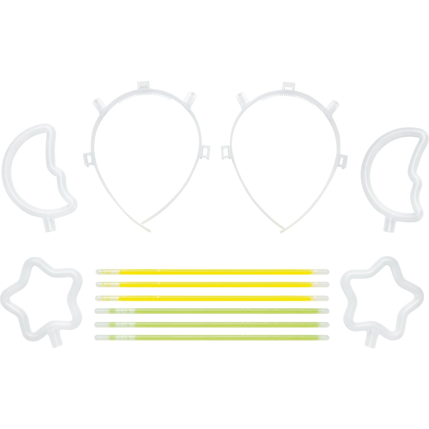 Knicklicht-Haarreifen Stern und Mond 2 Stück_2