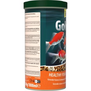 Tetra Pond Goldfish Mix 1 l: Hauptfutter für Goldfische mit Spirulina und Gammaruskrebsen.