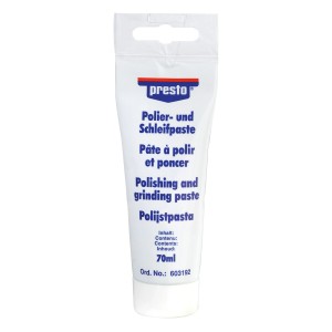 Presto Polier- und Schleifpaste, 70ml Tube zur Lackreparatur und Lackpflege.