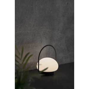 Nordlux Sponge To Go Akku-Leuchte, schwarz-weiß, für den Innen- und Außenbereich. Dekorative Außenleuchte.