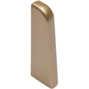 OBI Endstück, Gold Matt, 60mm x 20mm, für Sockelleisten, 2er-Set.