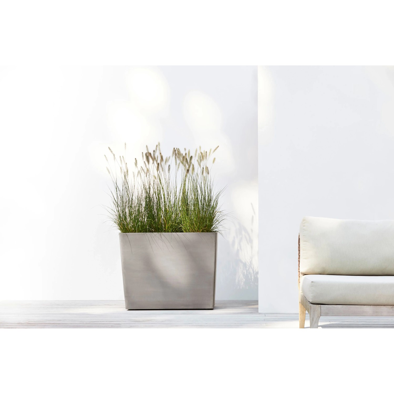 Ecopots Pflanztopf Paris Rollen Braungrau 85 cm x 40 cm x 65 cm_5