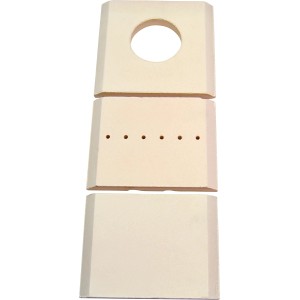3-teiliges Rückwand Set für Werkstattofen aus Speckstein, Zubehör für Kamine & Öfen.