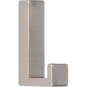 Moderner Siro Garderobenhaken aus Edelstahl, glänzend. Ideal für Bad & Flur.