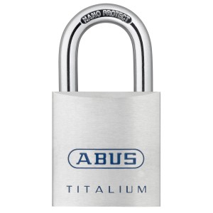 Abus Titalium Vorhangschloss 80TI/45, silberfarben, mit Nano Protect Beschichtung.