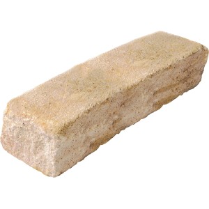 Diephaus Mauerstein Maximo Tura Sandstein, Ansicht eines einzelnen Mauersteins.