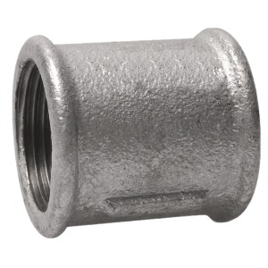 Kirchhoff Doppelmuffe, 24,2 mm (3/4 IG), verzinkt, für Temperguss-Fittings.