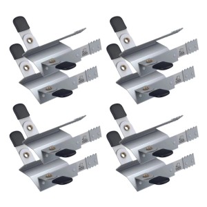 Basi Rollladenklemmen RK 100, 4 Paar, aus Metall zum Sichern von Rollläden.