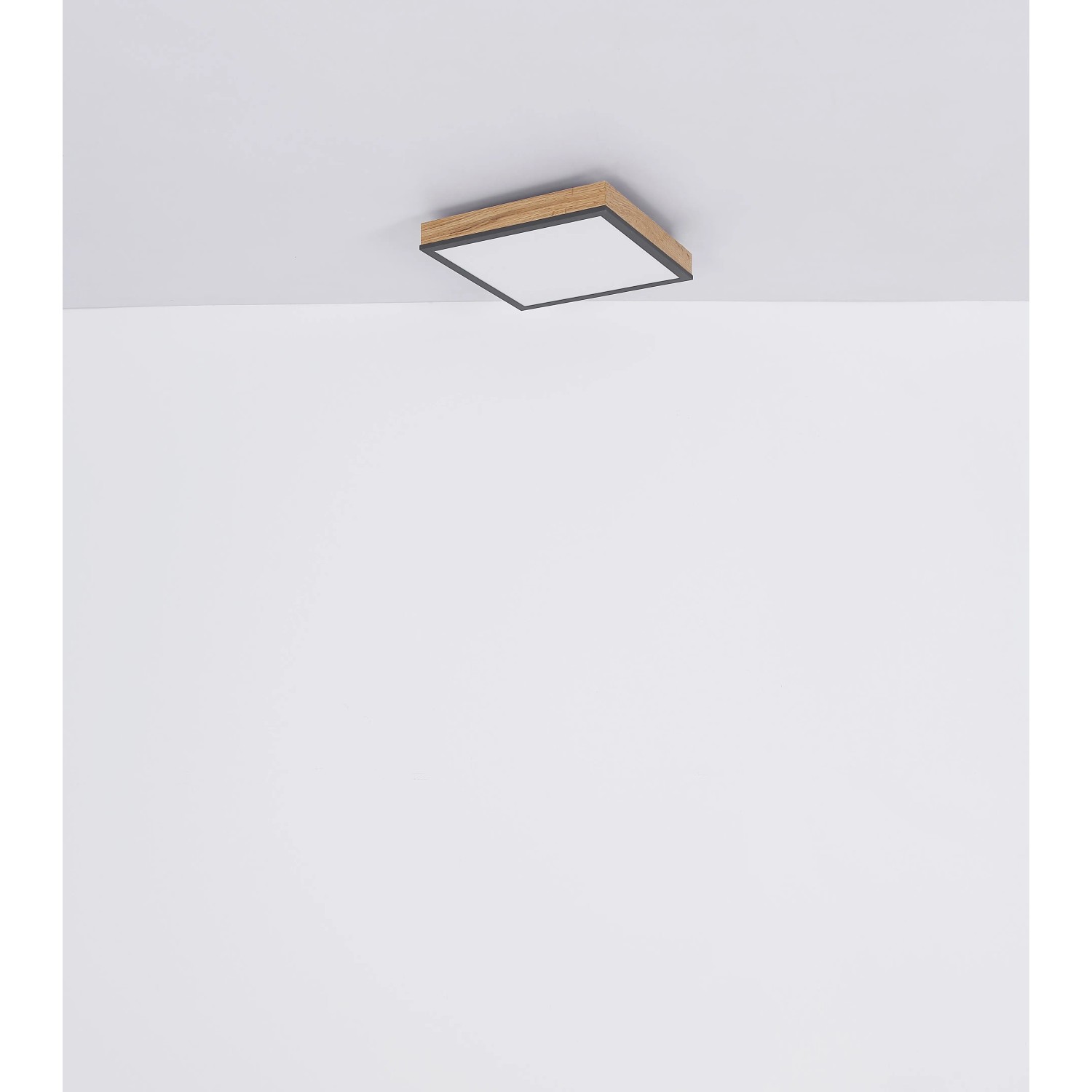 Globo Doro LED Deckenleuchte – 80 X 20 X 7,5 Cm, Graphit Mit Opalem Acryl – Inkl. 24 W LED, 3000 K