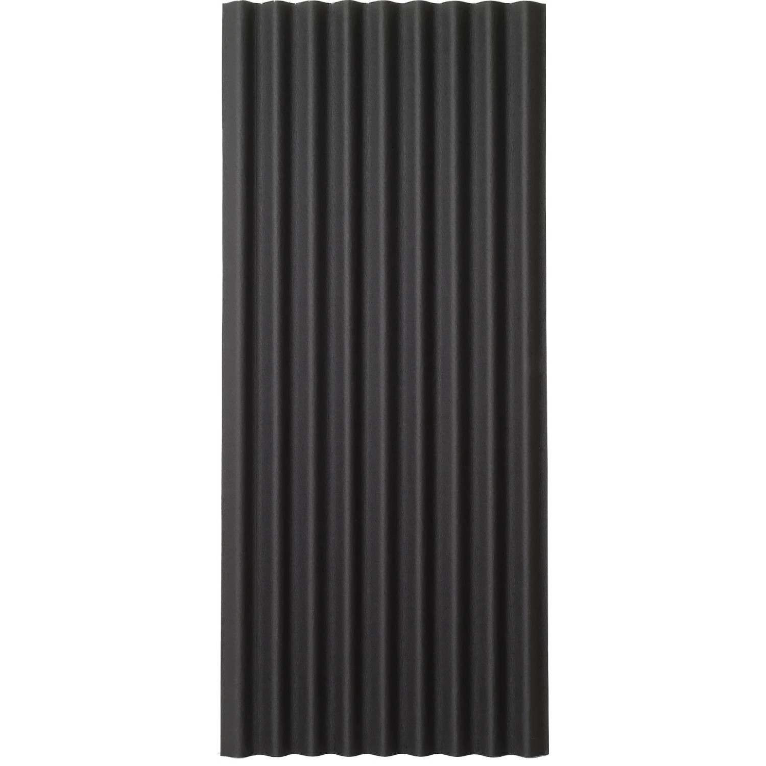 Onduline Base Bitumenwellplatte, schwarz, 2000x855 mm, für Bedachung von Gartenhäusern und Carports.