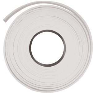 Roro Vorlegedichtband, 6 mm x 10 m, Weiß, aufgerollt. Zubehör für Türen.
