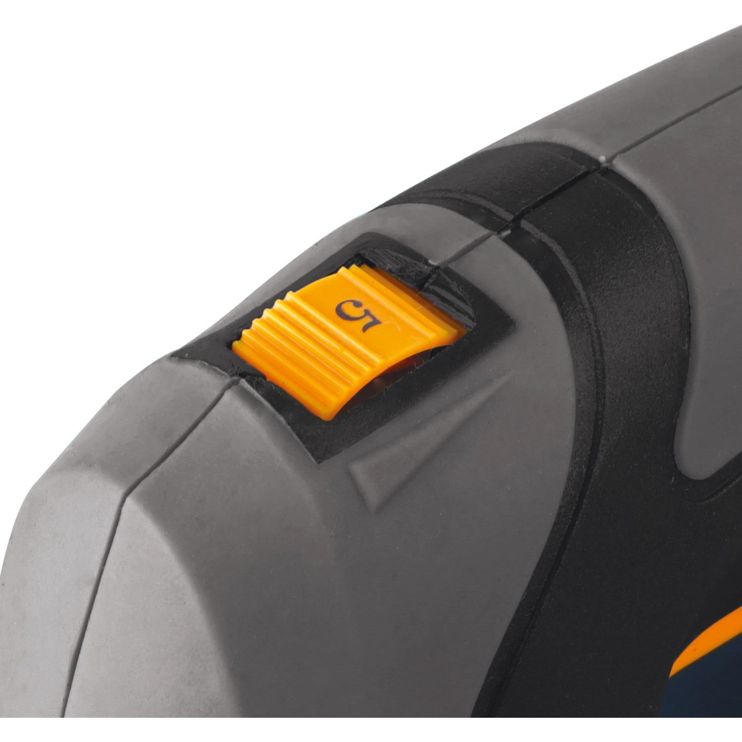 Detailaufnahme: CMI Stichsäge C-STS-650 mit gelbem Geschwindigkeitsregler auf Stufe 5.