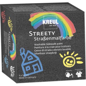 Kreul Streety Straßenmalfarbe Starter Set 120 ml