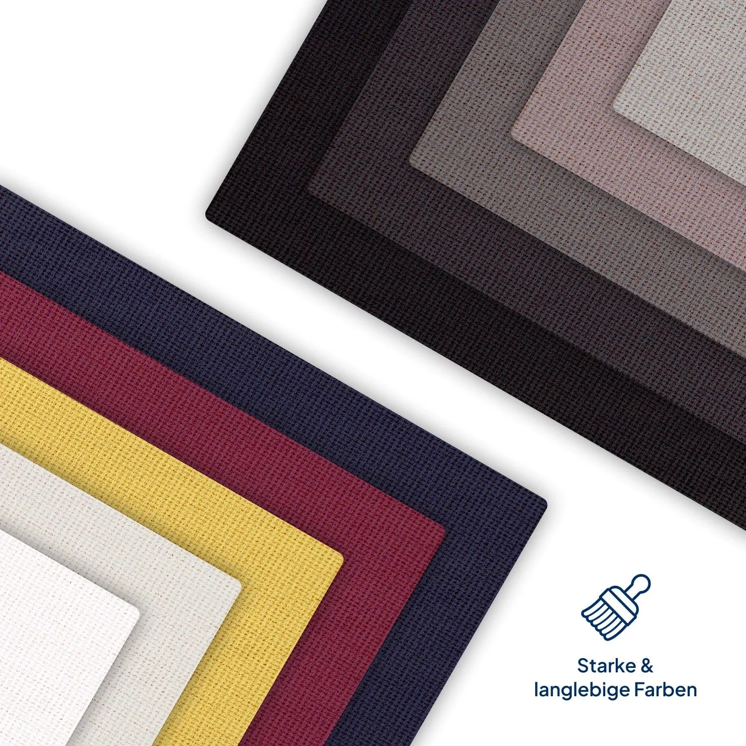 Vielfältige Jersey Spannbettlaken Stoffmuster in verschiedenen Farben. Hochwertige Baumwolle für Matratzen. Langlebige Wohntextilien.