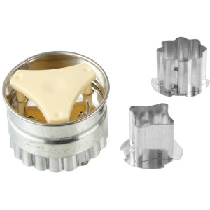 Zenker Ausstechförmchen Linzer Inox Creme 4-tlg.