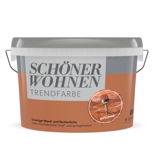 Eimer Schöner Wohnen Trendfarbe Arizona, matte Wandfarbe für Innenräume.