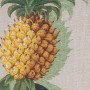 6er-Set Beo Sitzauflagen mit Ananas-Motiv für Niedriglehner Gartenstühle.