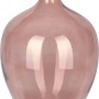 Pinke Glasvase Desert Flower, 38 cm hoch, Ø 28 cm. Dekorative Blumenvase für Innenräume.