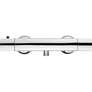 baliv Thermostat-Duscharmatur DU-5050 Chrom, Aufsicht. Duschthermostat mit zwei Drehreglern.