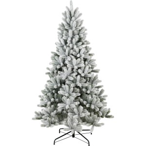 Kunsttanne Nagano mit Kunstschnee Ø 115 cm x 210 cm Weiß