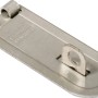 Burg Wächter Panzer-Überfalle PCC 80 aus Edelstahl, ideal für Riegel und Sperren.