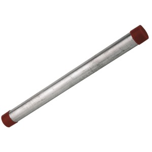 Verzinkter Kirchhoff Rohrdoppelnippel, 41,9 mm x 1500 mm, für Temperguss-Fittings.