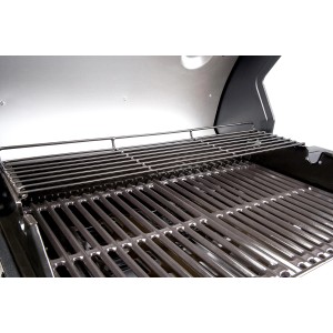 Landmann Gasgrill Rexon PTS 4.1: Grillfläche und Warmhalterost im Detail.
