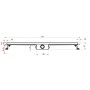 Glasdeals Edelstahl-Duschrinne 80 cm Schwarz mit Siphon für Bodengleiche Duschen 4035_4