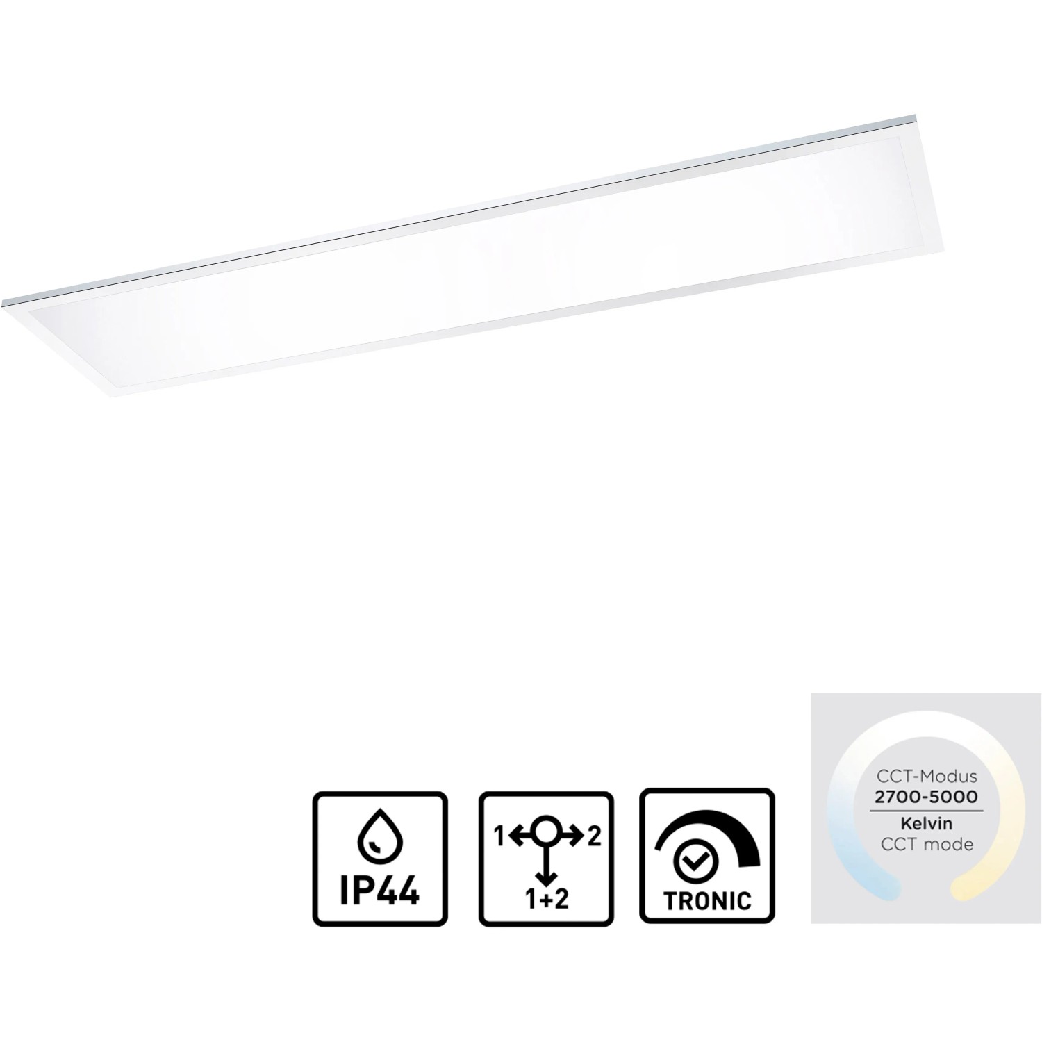 Naka24 Slim LED Deckenleuchte | 20W, 30x30 Cm | Mit 5,8 GHz Bewegungsmelder | Dimmbar, 360° Erfassung | Für Flur, Keller, Treppenhaus