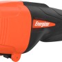 Energizer Impact Arbeitslampe, orange-schwarze Taschenlampe mit 2 LEDs, inklusive Batterien.