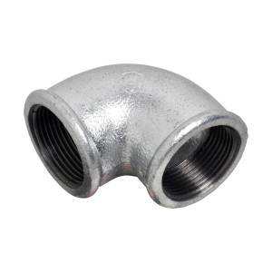 Verzinkter 90 Grad Winkel mit Innengewinde (38,9 mm) für Pumpen & Hauswasserwerke.