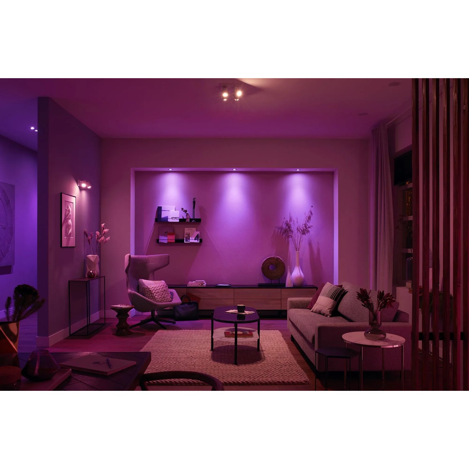 Philips Hue Smart-LED-Deckenleuchte Argenta White & Color Ambiance 4er Spot_5