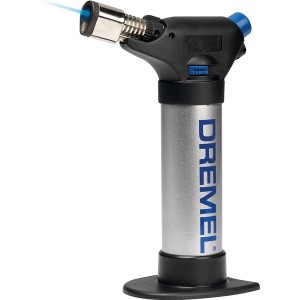 Dremel VersaFlame Gasbrenner/Lötkolben mit blauer Flamme für präzise Arbeiten.